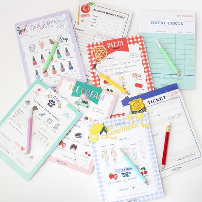 Pretend Play Notepad - Lemonade Stand