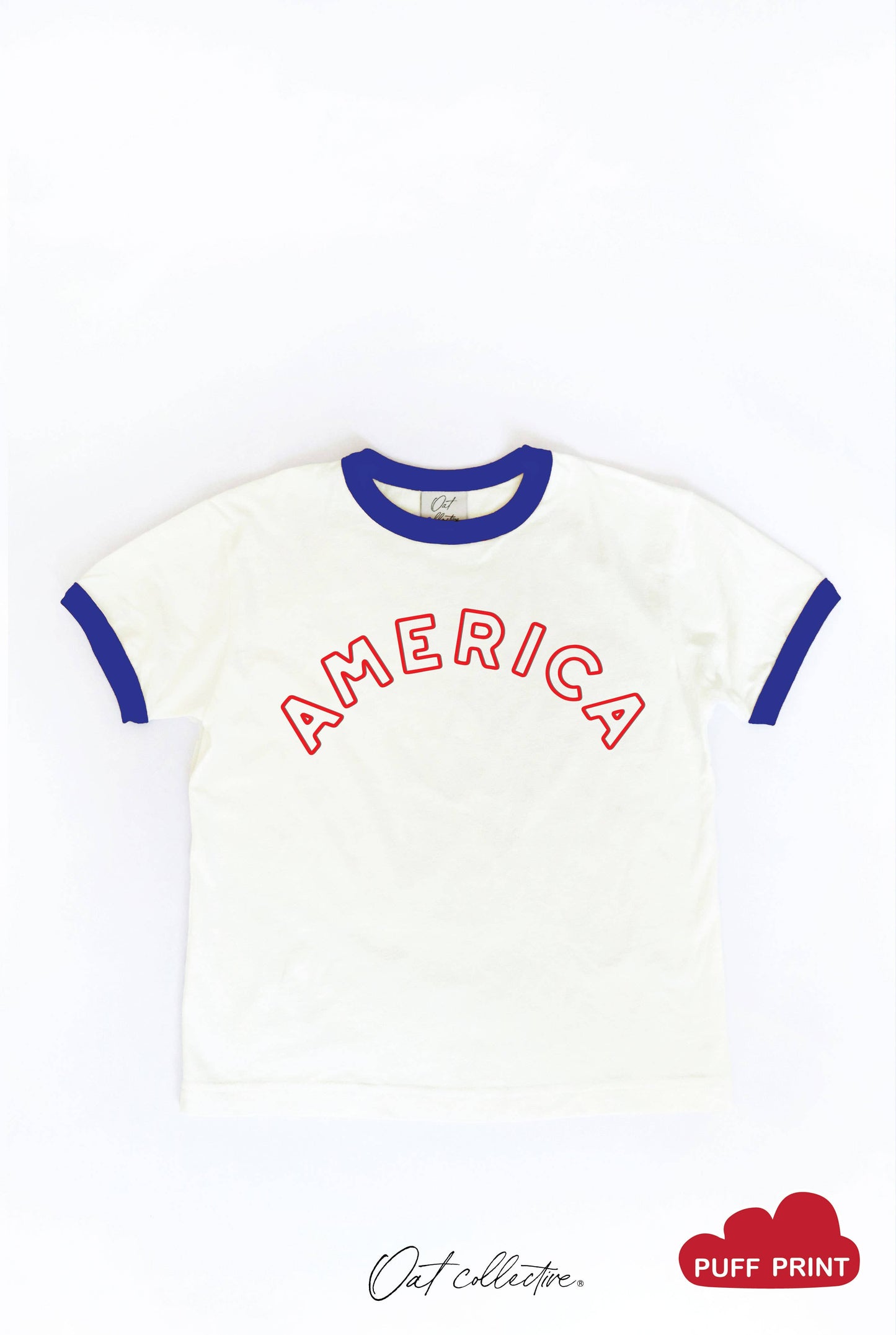 AMERICA PUFF Ringer Tee