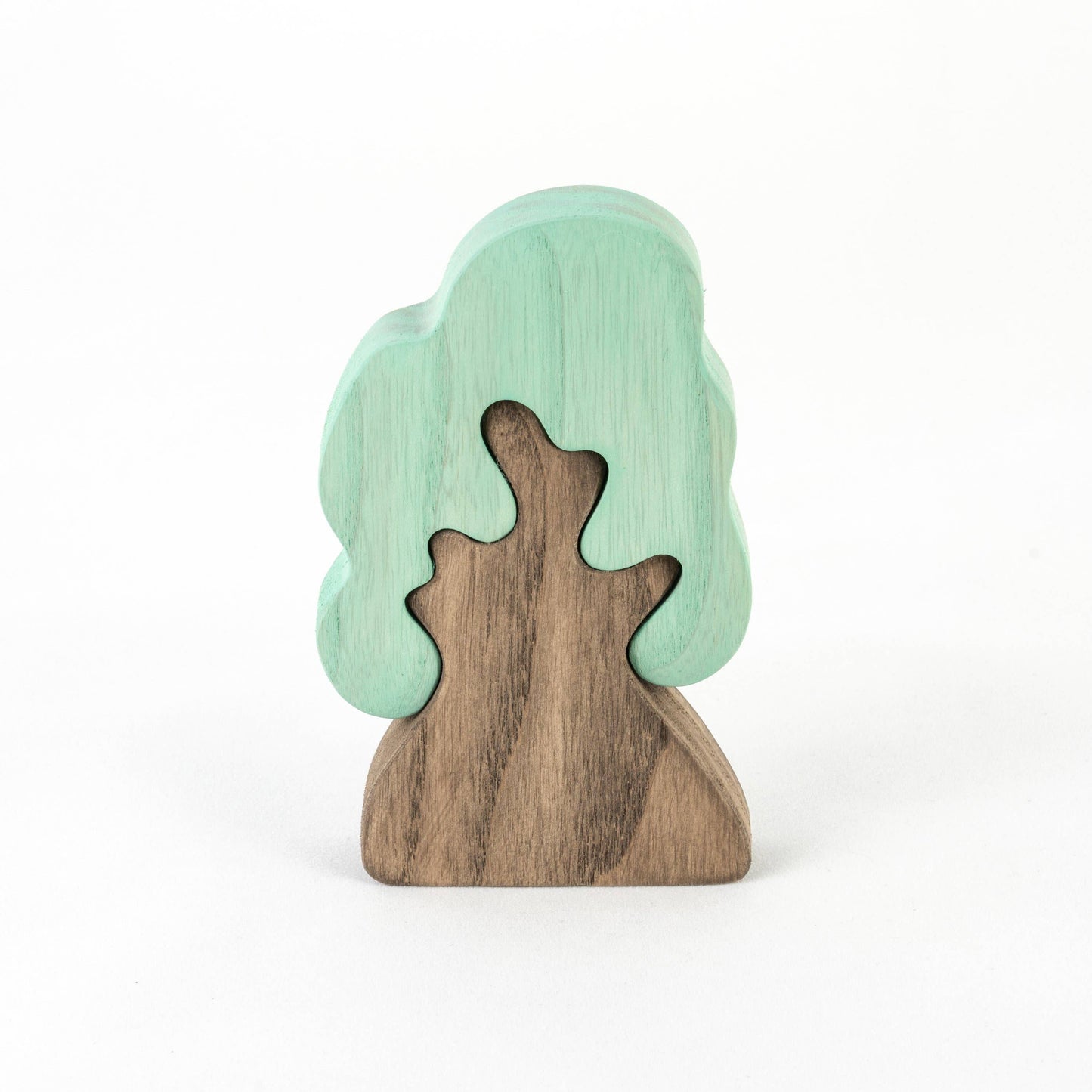 Wooden Winter Oak Tree