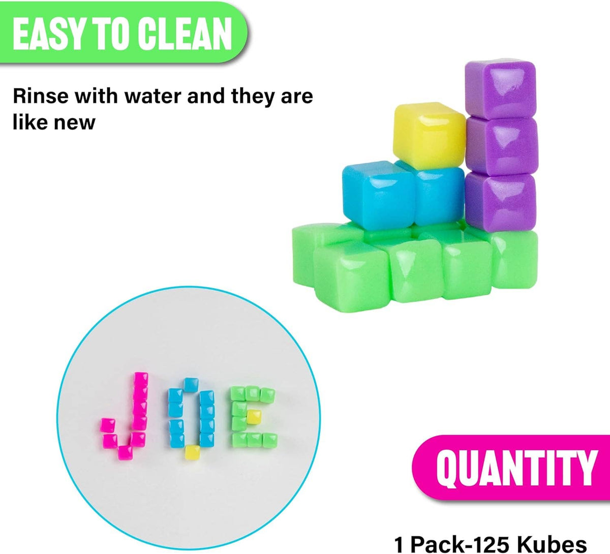 StickiKubes Tub - Neon Colors