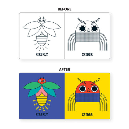 Bug Out! Color Magic Bath Book