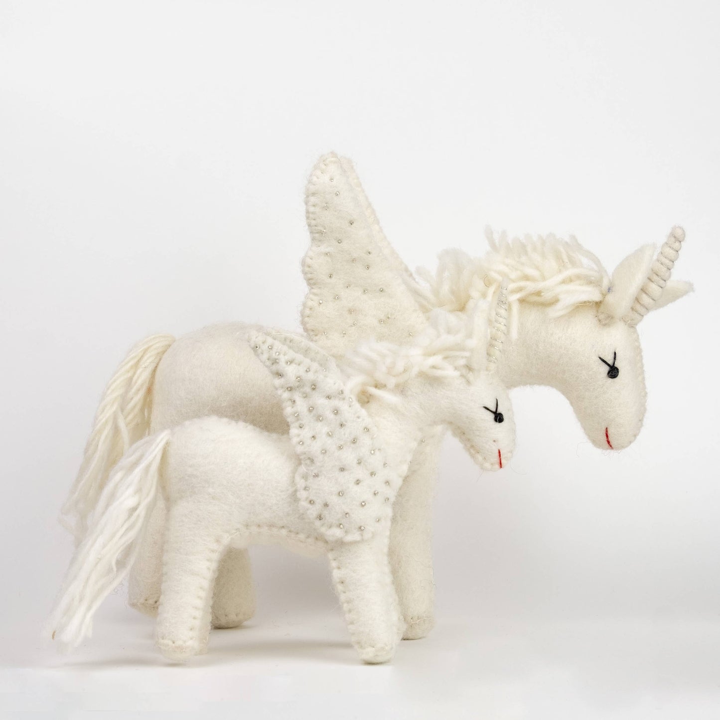 Felt Unicorn - Small White