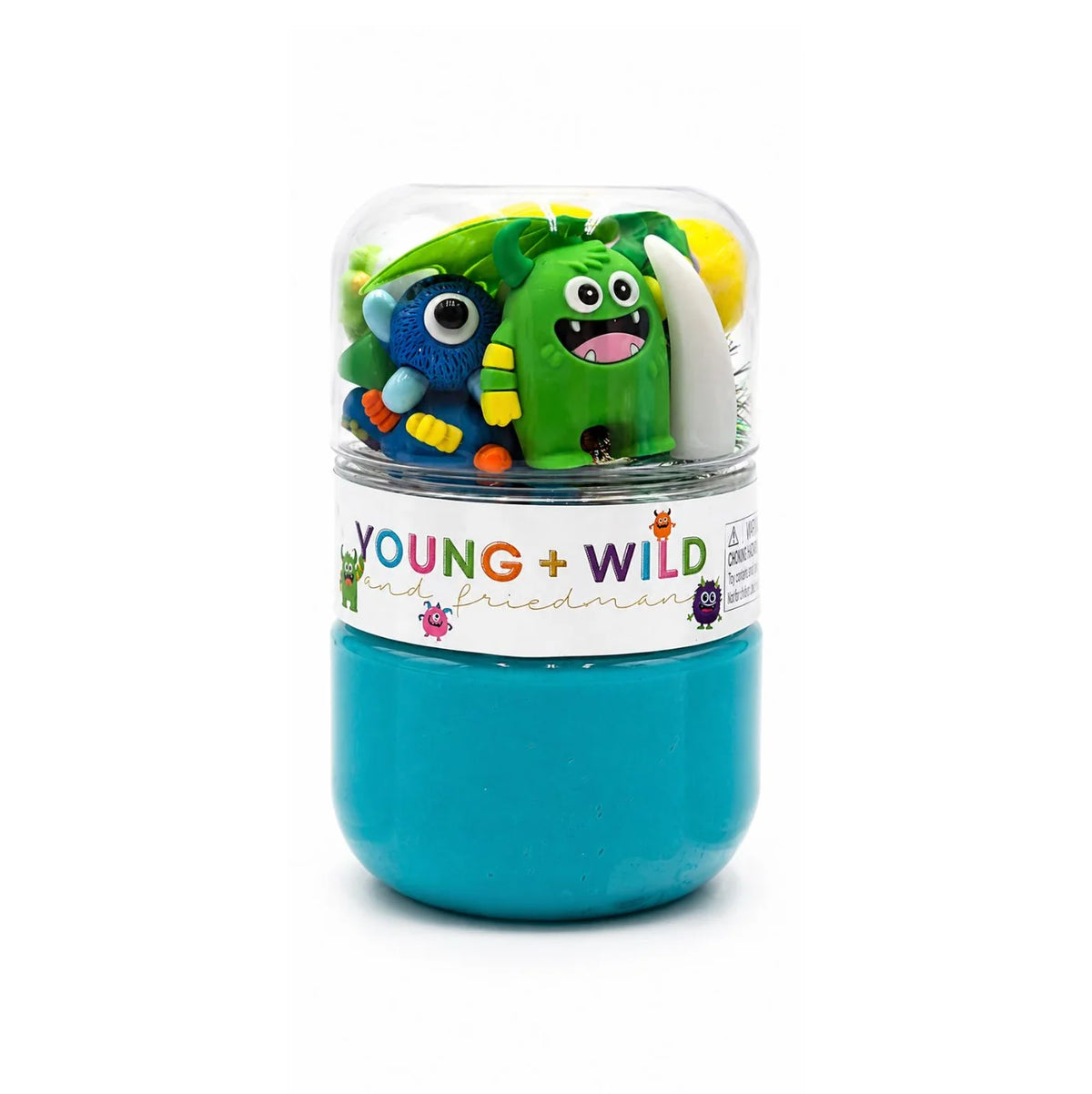 YWF Grab & Go Dough Jar - Colorful Monster