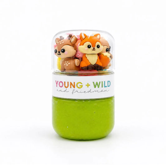 YWF Grab & Go Dough Jar - Fall Animals