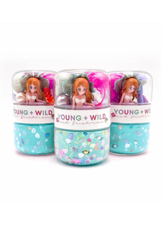 YWF Grab & Go Dough Jar - Mermaid