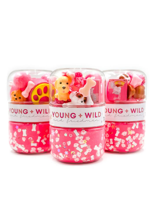 YWF Grab & Go Dough Jar - Pink Pet Shop