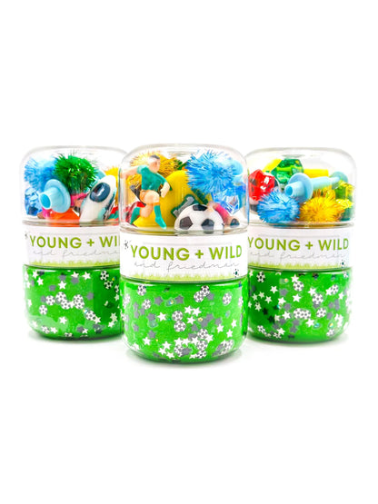 YWF Grab & Go Dough Jar - Soccer