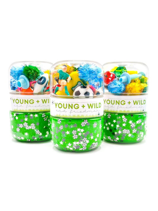YWF Grab & Go Dough Jar - Soccer