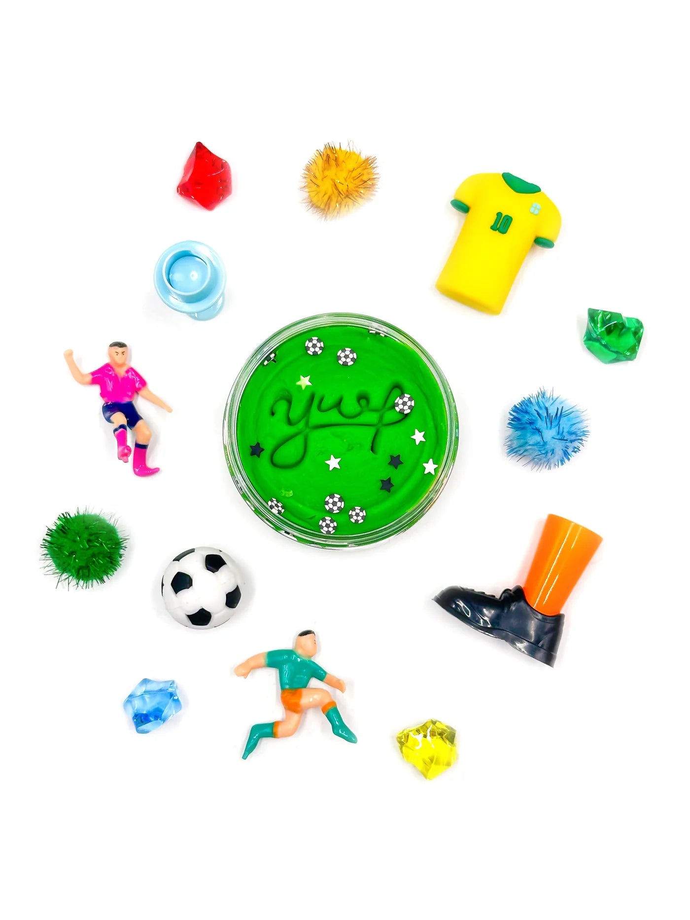 YWF Grab & Go Dough Jar - Soccer
