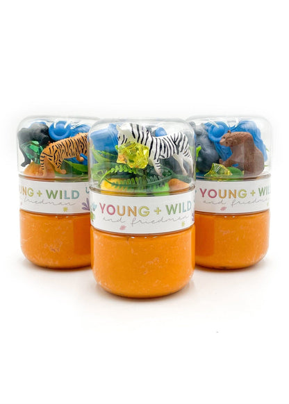 YWF Grab & Go Dough Jar - Zoo