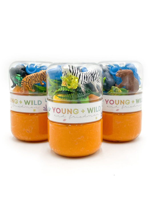 YWF Grab & Go Dough Jar - Zoo